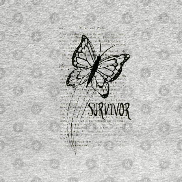 Survivor- black design by Polkadotdreamer